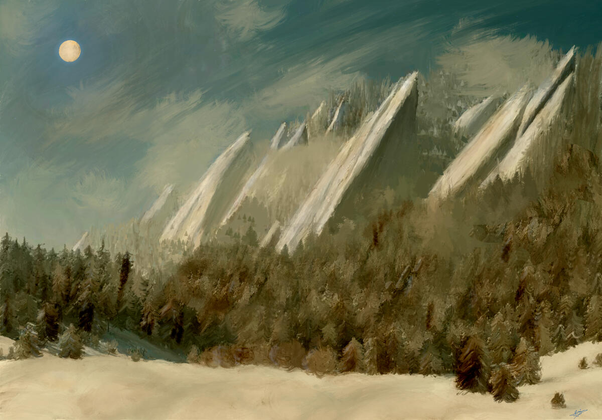 a rough sketch of a character